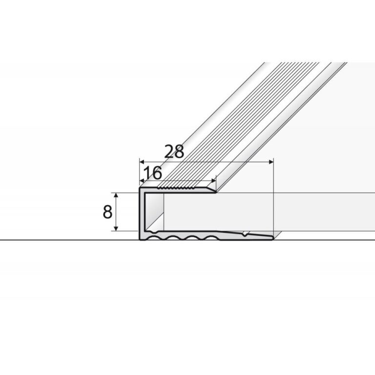 Listwa Okleinowana Effector A63 90cm 16mm różne kolory Sklepdomfloor